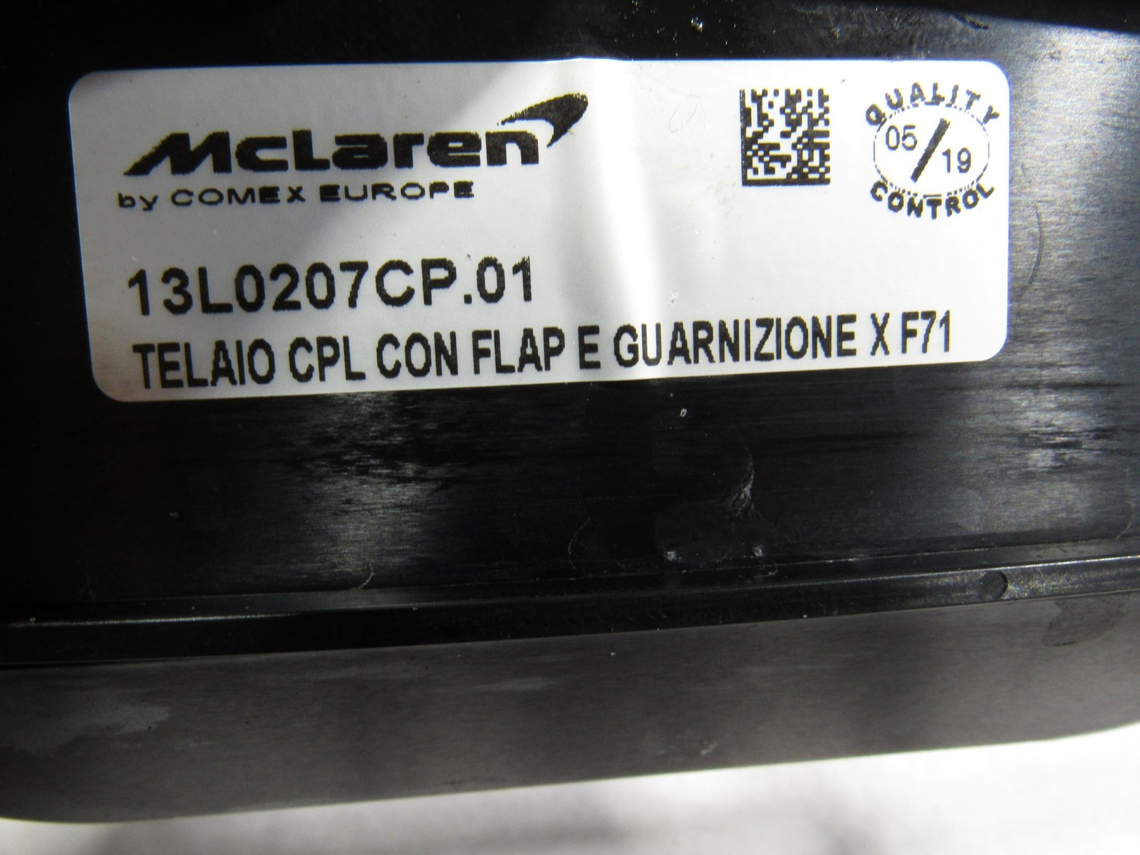 17-20 Mclaren 720S 720 2020 Rear Left Radiator Blind Cooling Flap Shutter #3