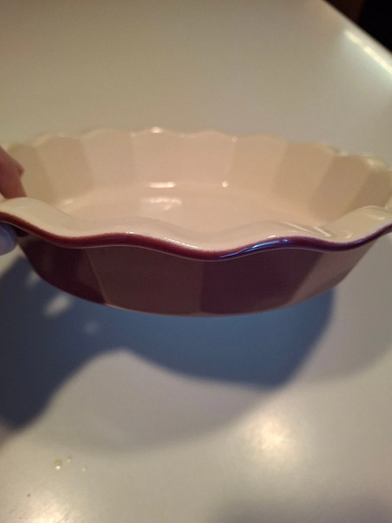 Emile Henry Classic ~ Maroon ~ Pie Dish 10" Two available