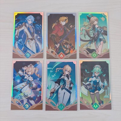 Genshin Impact Seoul Cafe Seven Holy Summon Cards Selling