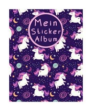 Stickeralbum: leeres Stickerbuch zum Einkleben und Sammeln | 24 farbige Seiten |