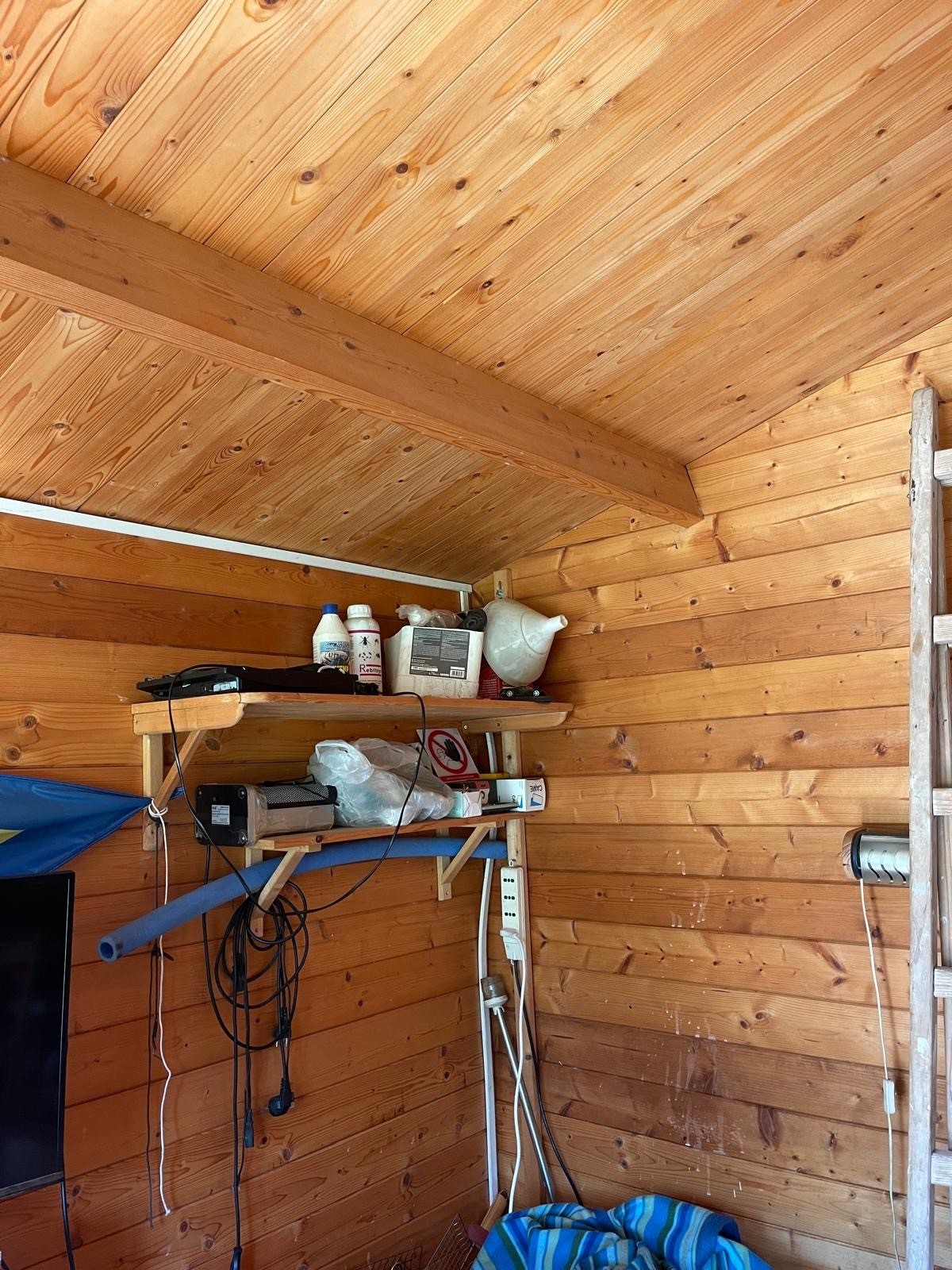 casetta in legno prefabbricata amovibile
