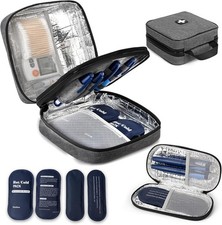 Large Insulin Cooler Travel Case TSA Approved, Compact Medication Bag...