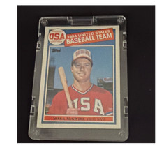 Topps 1985 Mark McGwire #401 USA Baseball Team Vintage Trading Card