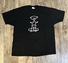 Vintage 1990 U2 Zoo TV Tour Concert Tshirt Black XL  Hanes Beefy Tag Made In USA