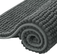 Bathroom Rugs Chenille Bath Rug Soft Short Plush Bath Mat Soft Shower Mat Water 