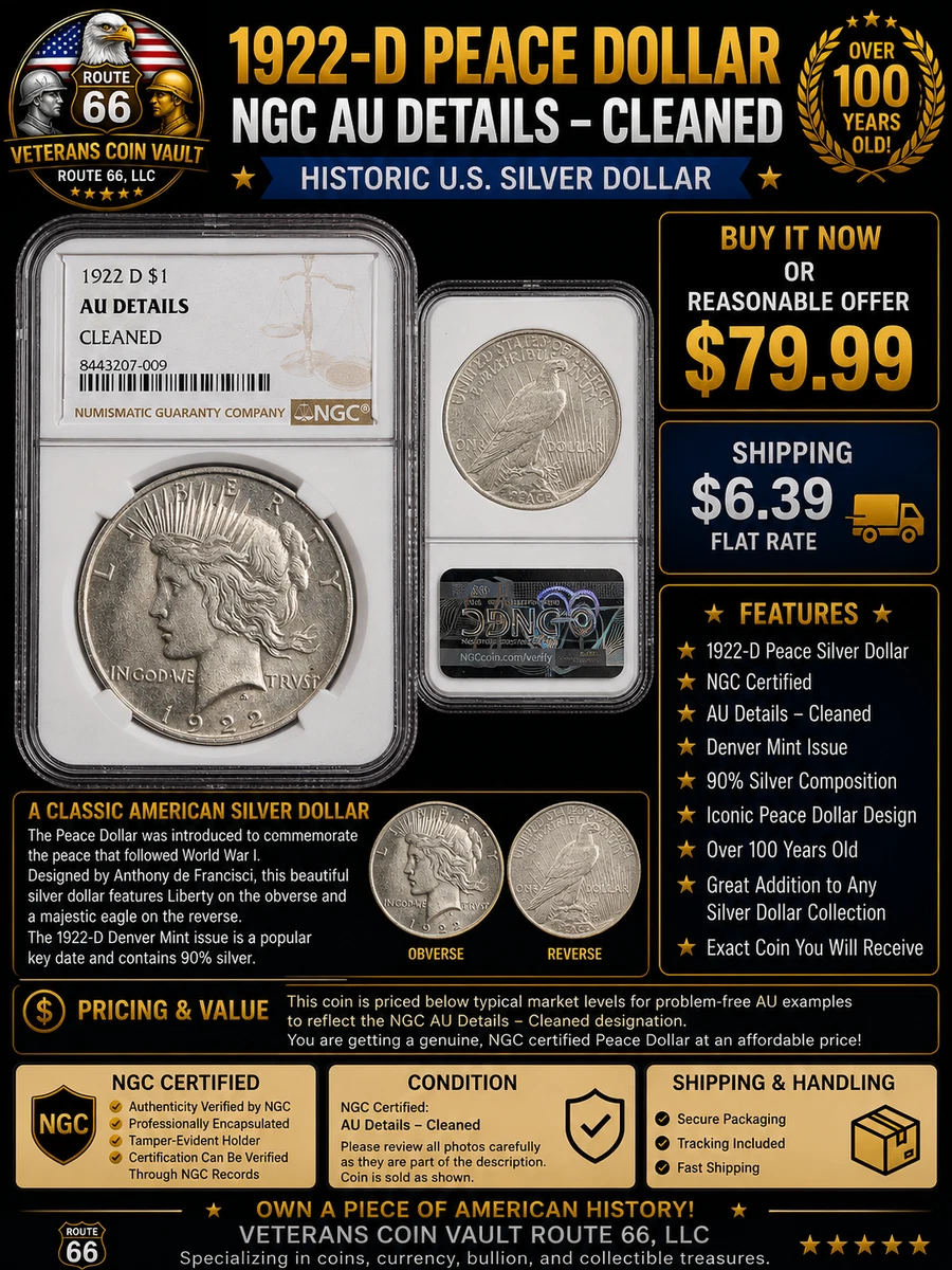 コ*ア様 1922年・1924年 平和銀貨 3枚セット 银色NGC 1922 年和平元(1921-1935) | eBay