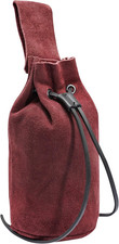 Drawstring Belt Bag Renaissance Costume Accessories Medieval Suede Leather Purse