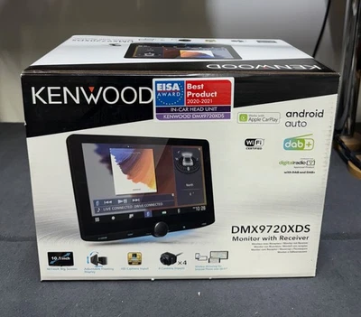 Kenwood DMX9720XDS, 10.1" Car HD Stereo DAB CarPlay Android Floating Screen EX - Image 1 of 4
