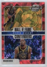 2018-19 Contenders Optic Hall of Fame Red Cracked Ice Prizm Kevin Durant #3 12xq