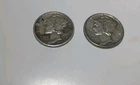 1941-S & 1944 10C Mercury Dimes 90% Silver (Lot Of 2)