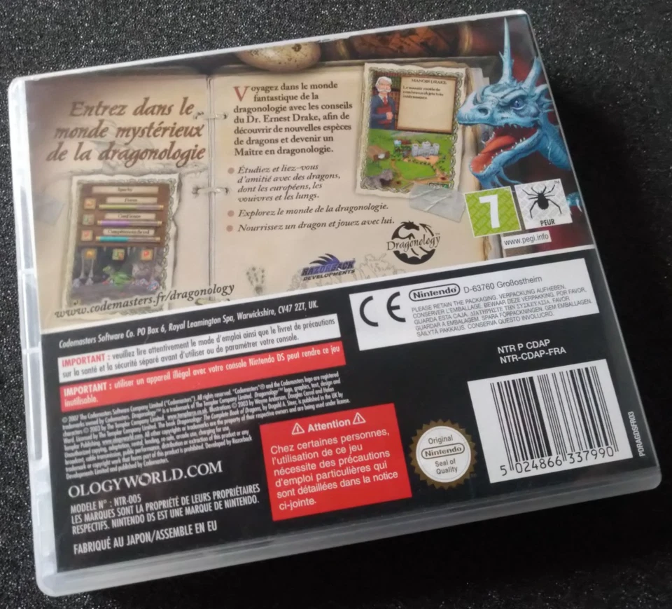 [Nintendo] Dragonologie [DS] [PAL FR] [TBE] - Photo 2/3
