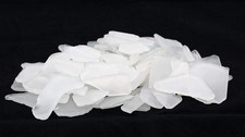 Sea Glass for Crafts 11Oz White Sea Glass Decor, Tumbled Seaglass, Beachglass