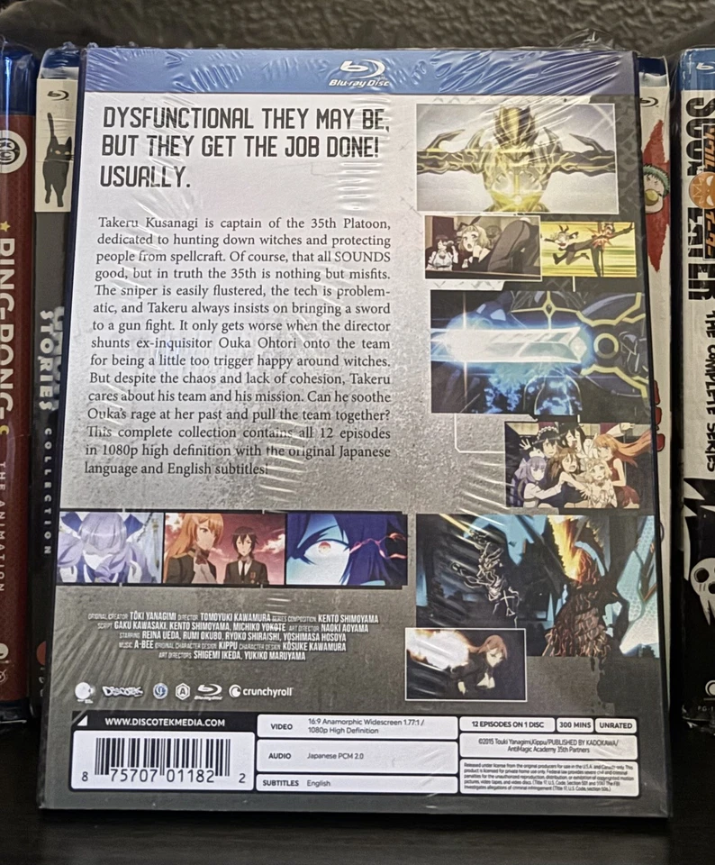 Anti-Magic Academy the 35th Test Platoon BLURAY  w/ Slipcover (Out of Print) Foto 2 de 2