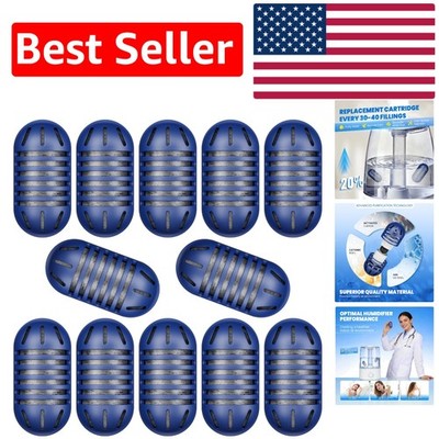 Pack of 12 Demineralization Cartridges for Ultrasonic Humidifiers - Cleaner Air