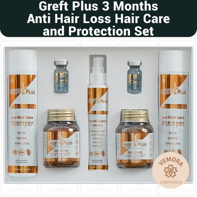 Greft Plus 3 Months Anti-Hair Loss, After Hair Transplant Complete Hair Care Set