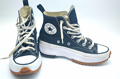 Converse Run Star Hike Platform High Top Schwarz/Weiß Sneaker   Gr. 38,5