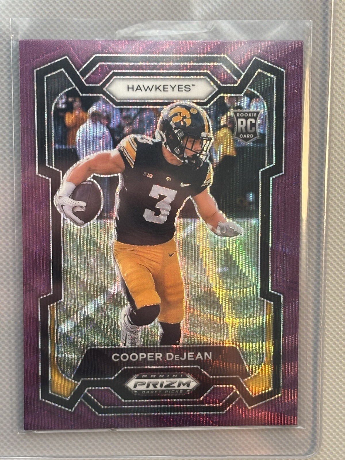 2024 Panini Prizm Draft Picks - Cooper DeJean #113 Purple Wave Prizm (RC)