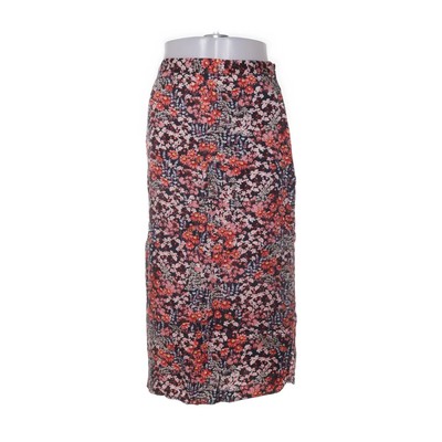 H&M, Maxirock, Größe: 40, Schwarz/Mehrfarbig, Viskose, Blumen, Damen #ETp