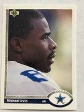 1991 Upper Deck #107 Michael Irvin Dallas Cowboys