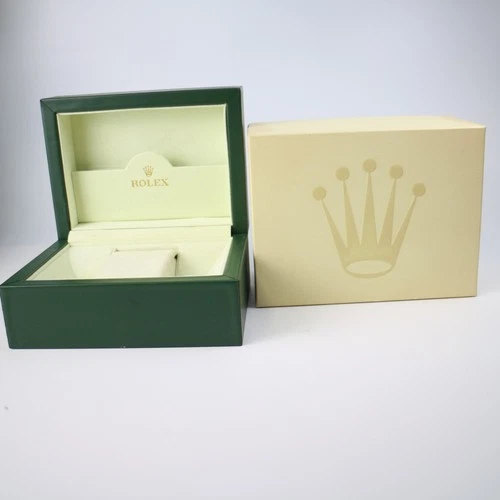 Rolex Watch Box Case 【Rank B】 Wave Small Moss green Genuine