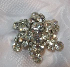 Star Starfish 2" Brooch Vintage Costume Jewelry Art Deco