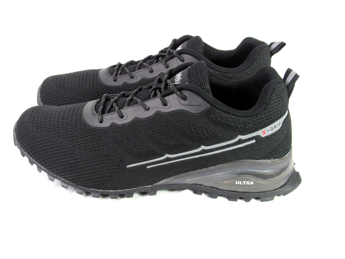 Kricely X-GRIP TRAIL Black Men’s Running Shoes Size 10 M