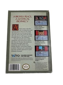 Dungeon Magic: Sword of the Elements (Nintendo NES, 1990) Cib W/manual No Map