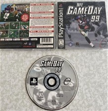 PS1 :  NFL GAME DAY 99  !!  Black Label  Complete