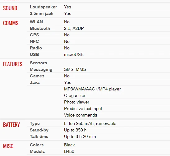 LG 450 T-Mobile (B450) Unlocked 3G HSDPA 1900 Original Flip Mobile Phone - Image 3 of 3