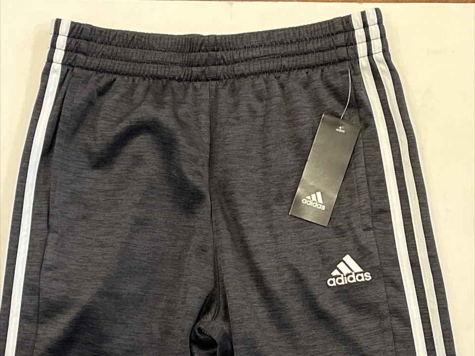 Adidas pants (YOUTH Large 14/16 yrs) grey/black 3 stripes - Brand New - Image 2 of 4