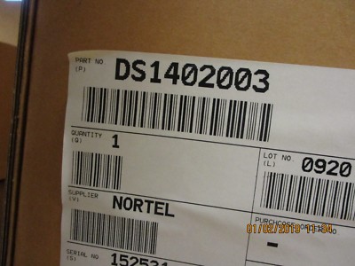 DS1402003 NORTEL NETWORKS 8003 3 SLOT CHASSIS BRAND NEW!