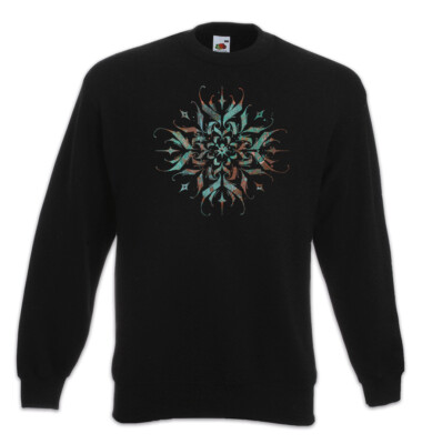 Tattoo Abstract Sweatshirt Pullover Random Abstract Art Colourful Forms Form
