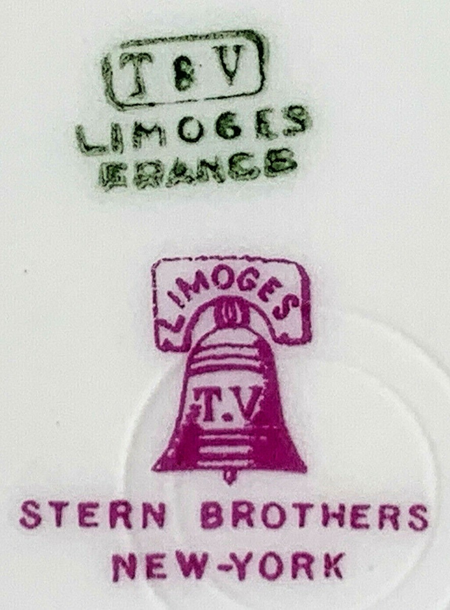 STERN BROTHERS NEW YORK Limoges Plates France | eBay