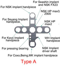 Dental Universal Back Cap Wrench For NSK, KAVO W&H, Etc