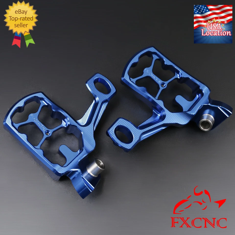 Para Yamaha YZ250F 2001-2017 YZ250FX 2015-2022 Dirtbike estriberas pedales reposapiés Foto 2 de 4