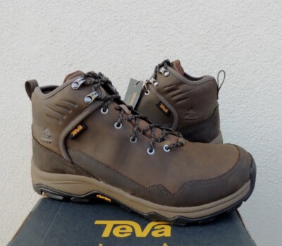 TEVA BROWN RIVA MID RP WATERPROOF LEATHER HIKING BOOTS, MEN US 11/ EUR 44.5 ~NEW