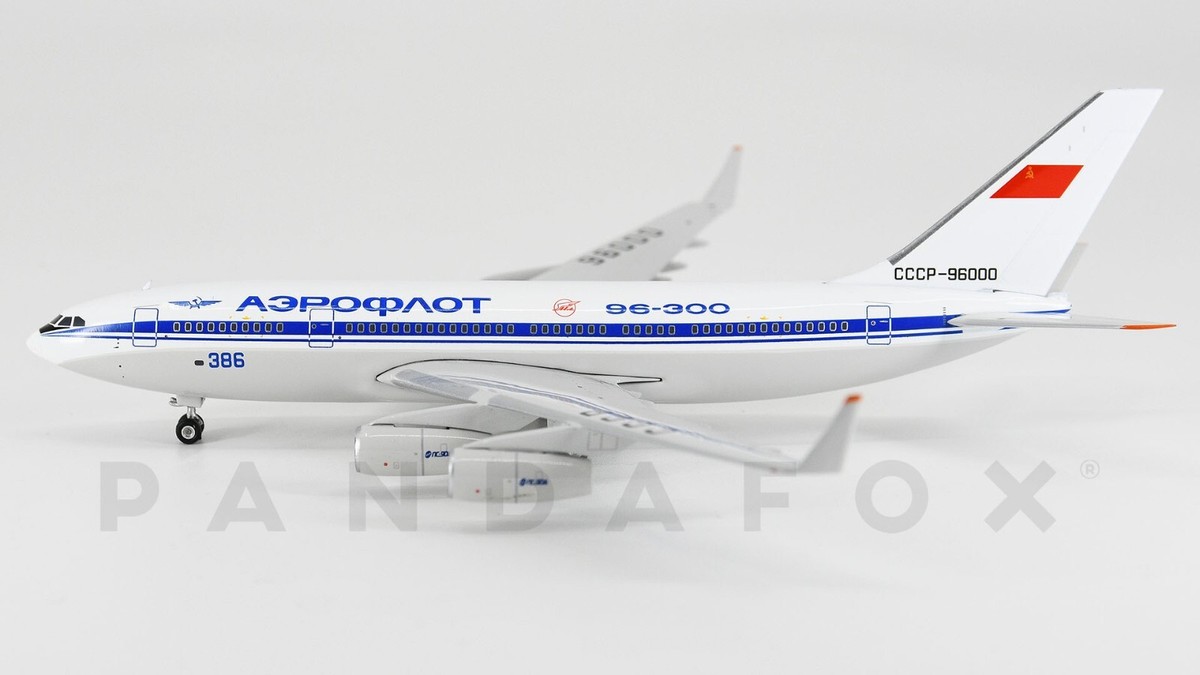 航空機・ヘリコプター AEROFLOT Ilyushin IL-96-300 1:400 Aeroflot Ilyushin Il-96-300 CCCP-96000 Phoenix 11819