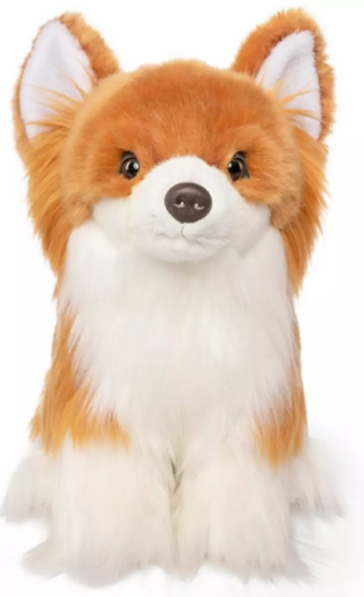 LIVING NATURE LONG HAIRED CHIHUAHUA 23CM AN731 DOG PET CUTE
