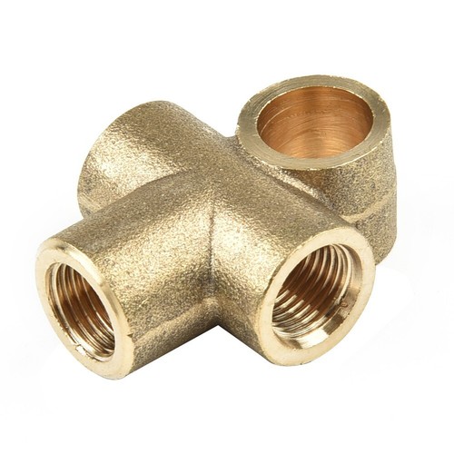 1X 3 WAY 10mm Tee Piece Brake Clutch T 3/16 Pipe METRIC M10 Pipe Connector - Picture 3 of 12