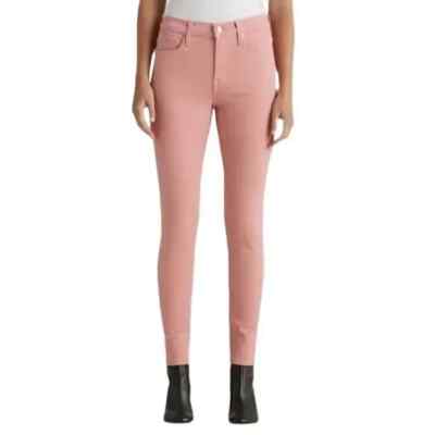 EDWIN PIXIE MID RISE SKINNY JEANS Women's Size 28 PETAL PINK
