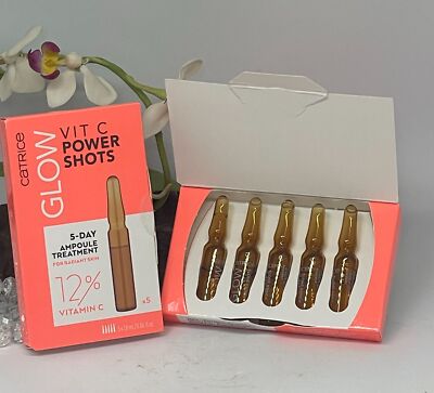 2x Catrice Glow Vit C Power Shots 5 Day Ampoule Treatment - New in Box
