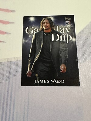 2025 Topps Series 1 -#GD-3 James Wood Gameday Drip 3