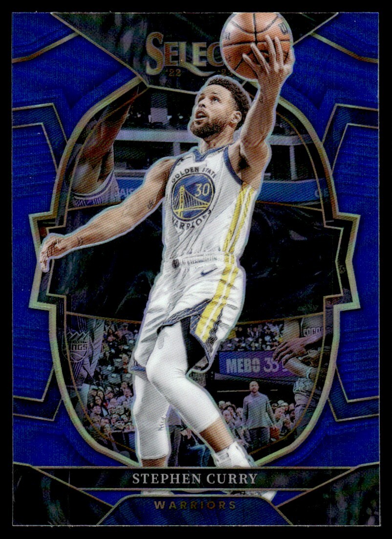 ★Stephen Curry select ジャージーナンバーカード　60枚限定 Stephen Curry 2022-23 Panini Select Prizm Card Blue Concourse #27