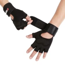 Balight Sport Gym Exercise Glove Short Finger Half Lycra Anti-Slip Mittens Fitne