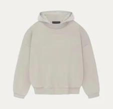 Fear of God Essentials Sweatshirt Hoodie in Silver Cloud Casual Size XS NWOT