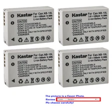 Kastar Replacement Battery for Canon NB-10L CB-2LC Canon PowerShot SX60 HS