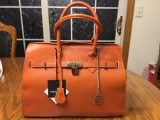 Women’s “mia Tomazzi” Genuine Leather Ragusa Tote/shouder Bag