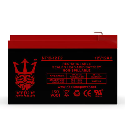 Amigo Fiesta One  12V 12Ah Replacement Wheelchair Battery by Neptune
