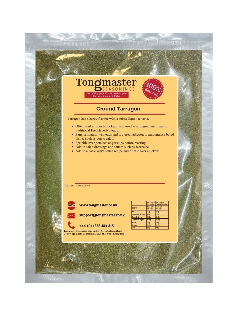 Ground Tarragon Powder - 50g