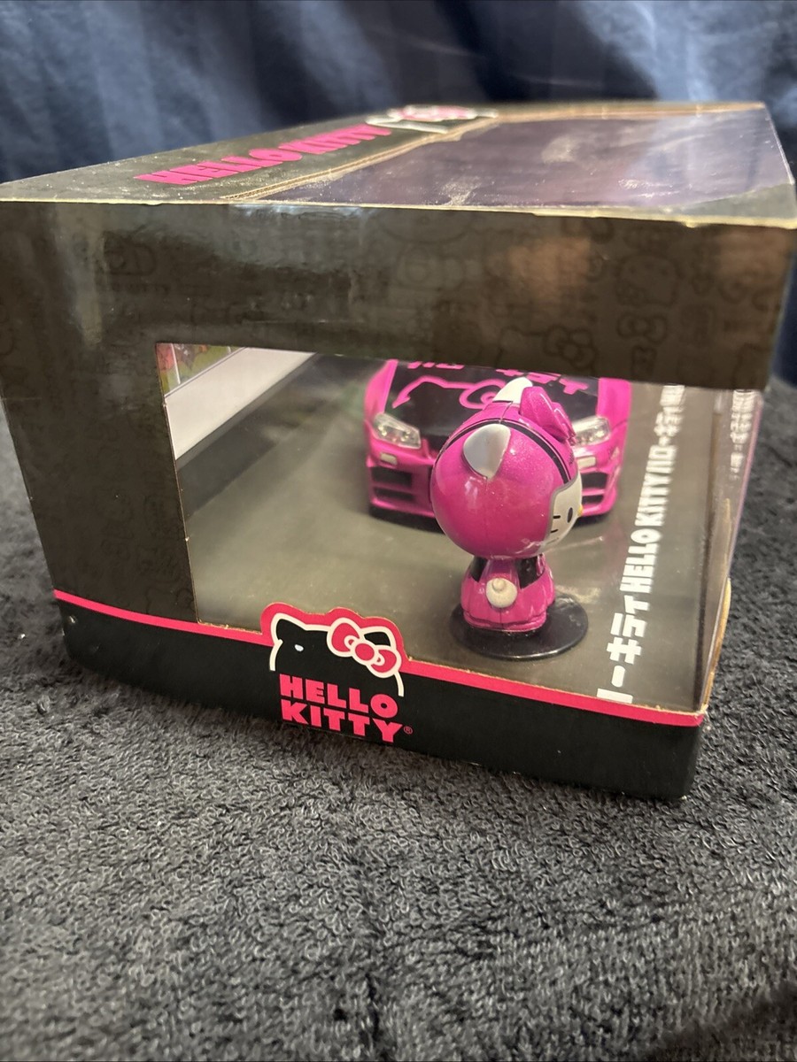 Jada Toys 1/24 2002 Nissan Skyline GT-R (BNR34) with Hello Kitty